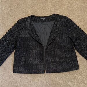Eileen Fisher Black Textured Blazer